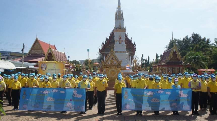 พ่อเมืองยโสธร นำจิตอาสาพัฒนาวัดมหาธาตุ พระอารามหลวง
