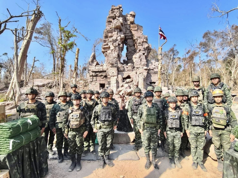 กองทัพบก จัดกำลัง “ทหารเสือพระสุรสีห์” ร.29 คุมปราสาทตาควาย–เนิน 350 เสริมขวัญนักรบไทย