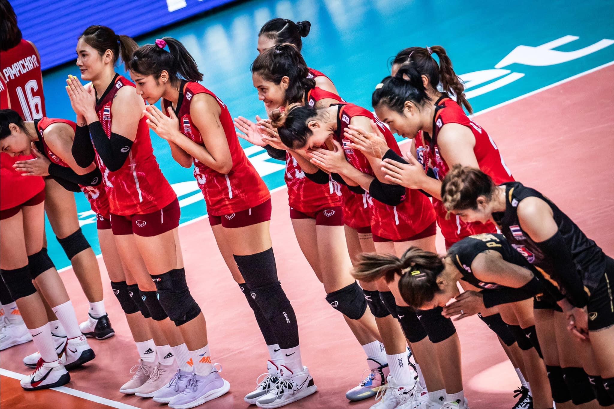 แฟนวอลเลย์บอลได้เฮ! นักตบสาวไทยชุดเนชั่นส์ ลีก ผ่านเข้ารอบ 8 ทีมสุดท้าย