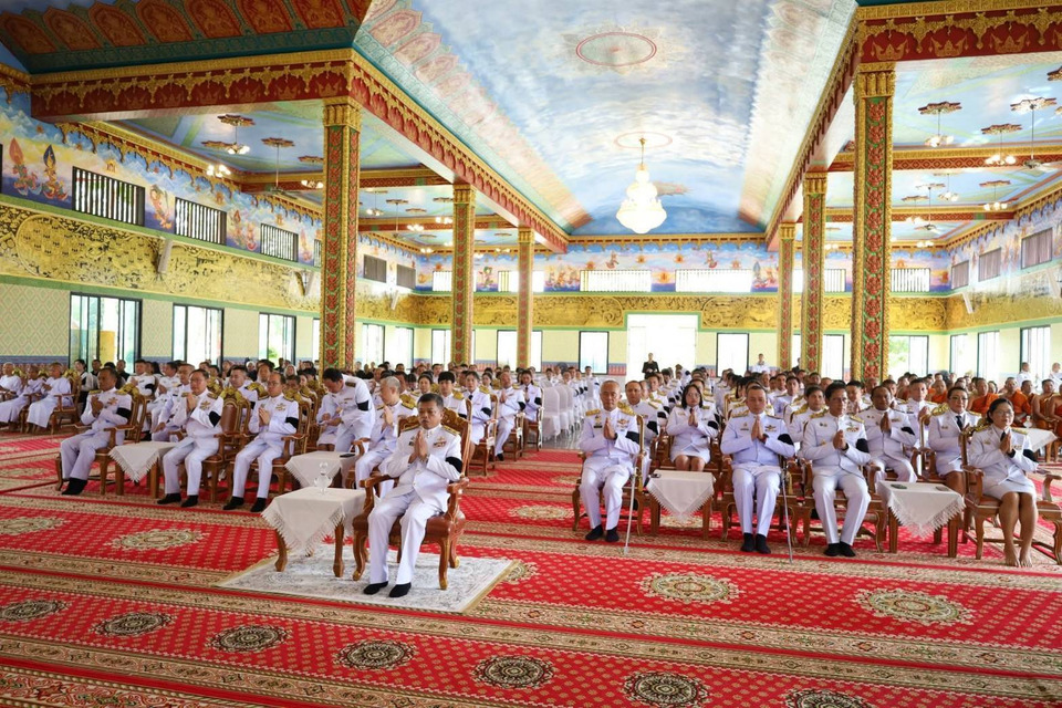 จังหวัดกระบี่ ประกอบพิธีบำเพ็ญกุศลสัตตมวาร ถวายเป็นพระราชกุศลสมเด็จพระพันปีหลวง 