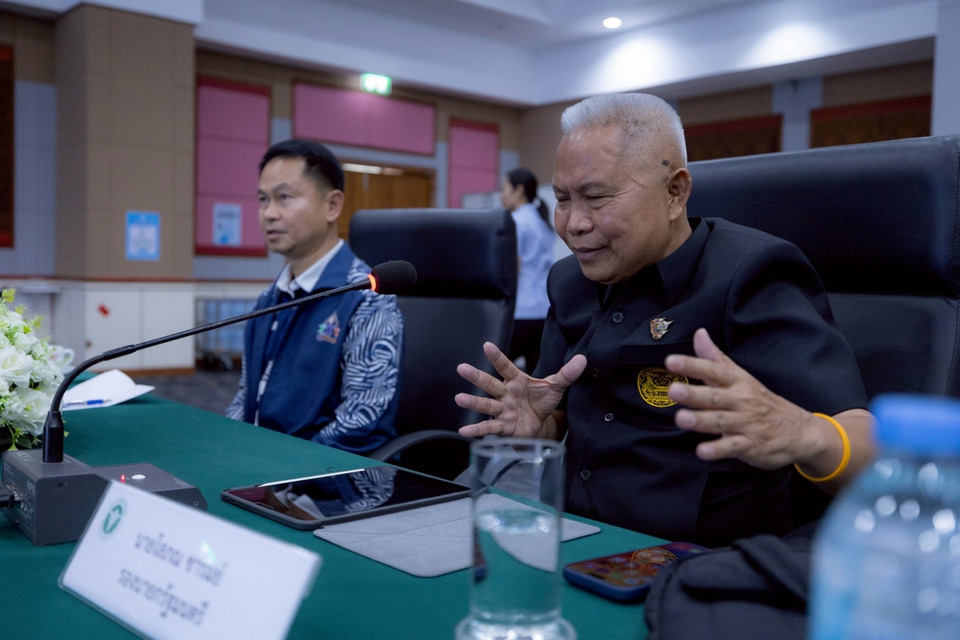 “โสภณ ซารัมย์” ลุยบุรีรัมย์ เดินหน้าปราบยาเสพติด ลั่น! อยู่ตำแหน่งไหนก็ไม่หยุดแก้ปัญหา 