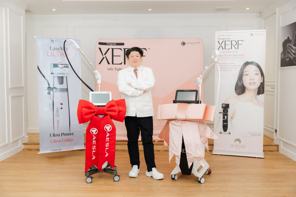 AESLA ส่งมอบนวัตกรรม XERF และ LaseMD Ultra พร้อมมอบป้าย Center of Excellence for Clinical Innovation แด่ Dr.Wichai Clinic