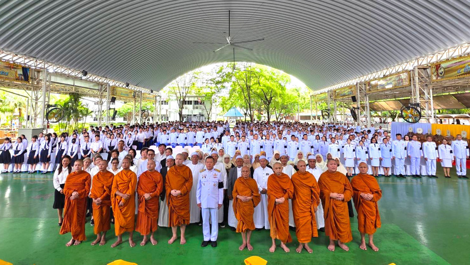 ระยองจัดพิธีมหามงคล 3 ศาสนา ถวายพระราชกุศลเฉลิมพระเกียรติ ร.10