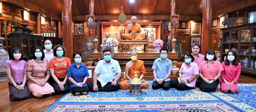 สสจ. เตรียมอัญเชิญพระพุทธไชยชุมพล(หลวงพ่อทรายแดง)พระพุทธรูปคู่บ้านคู่เมืองกาญจนบุรี  ไปประดิษฐานกระทรวงสาธารณสุข