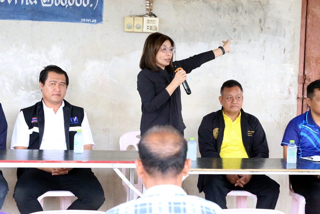 "มนพร" เร่งรัด ชป.อนุมัติงบ 40 ล้าน พัฒนาลำห้วยเดื่อแก้ภัยแล้ง