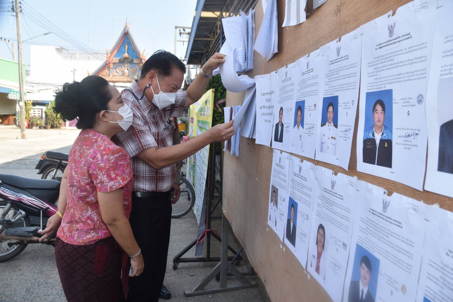  บรรยากาศการลงคะแนนเลือกตั้งปี 66 ประชาชนออกมาใช้สิทธิ์กันอย่างคึกคัก