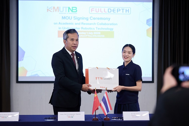 มจพ. จับมือ Shenzhen Full Depth Technology ขับเคลื่อนงานวิจัย หุ่นยนต์ใต้น้ำ-ระบบเซ็นเซอร์ทะเล