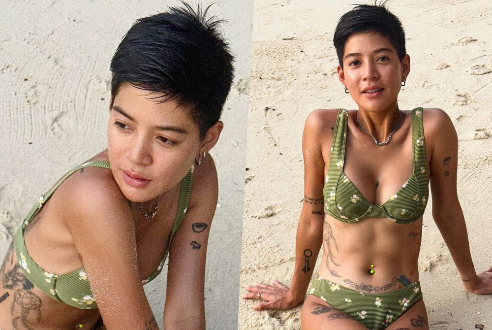 เกินต้าน! "สายป่าน อภิญญา" อวดหุ่นเผ็ดโชว์รอยสักสุดเซ็กซี่