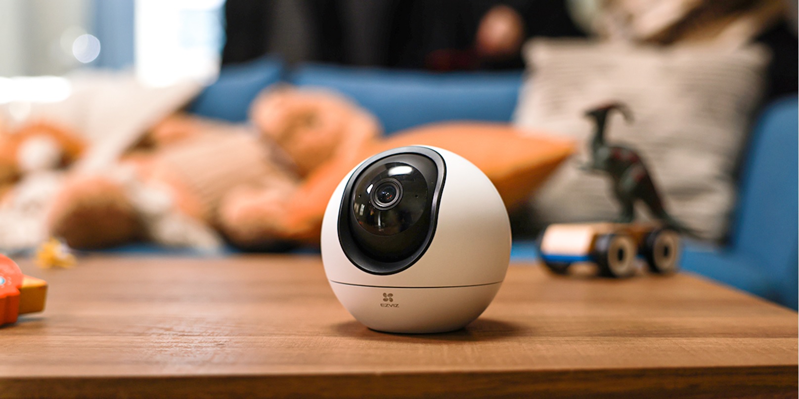 อีซี่วิซ C6 กล้องสมาร์ทโฮมในบ้านระบบ AI ล้ำสุด ตรวจจับเสียงร้อง-แยกรูปร่างมนุษย์ สัตว์เลี้ยงได้-โทรออกทันทีเพียงโบกมือ   