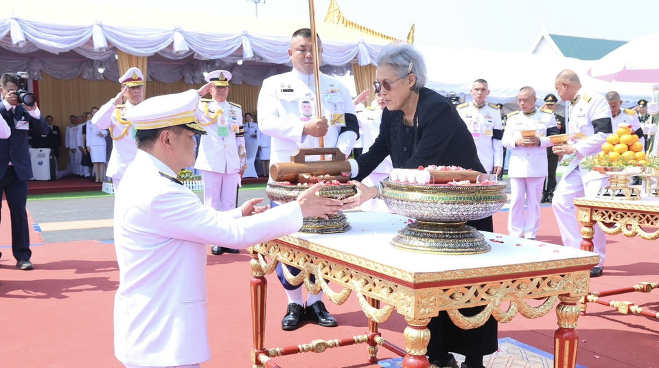 กรมสมเด็จพระเทพฯ ทรงประกอบพิธีปักหมุดวางผังก่อสร้างพระเมรุมาศ  พระราชพิธีถวายพระเพลิงพระบรมศพ "พระพันปีหลวง"