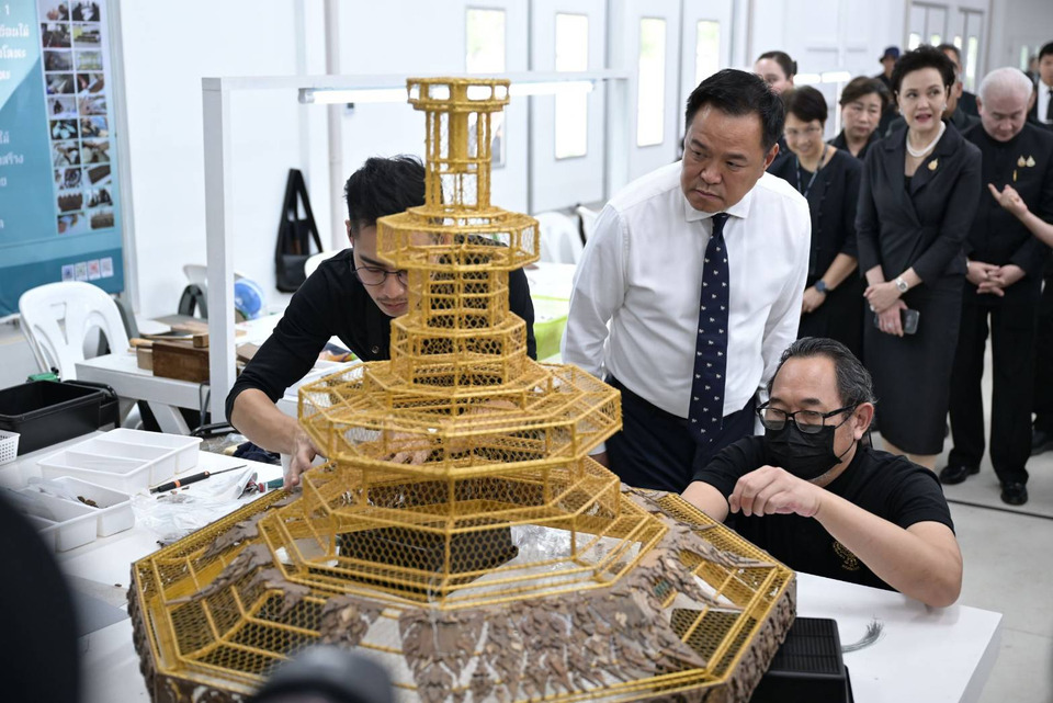"นายกฯ" ติดตามความคืบหน้าการจัดสร้างพระเมรุมาศ "พระพันปีหลวง" คืบหน้ากว่า 90% คาดแล้วเสร็จต.ค.