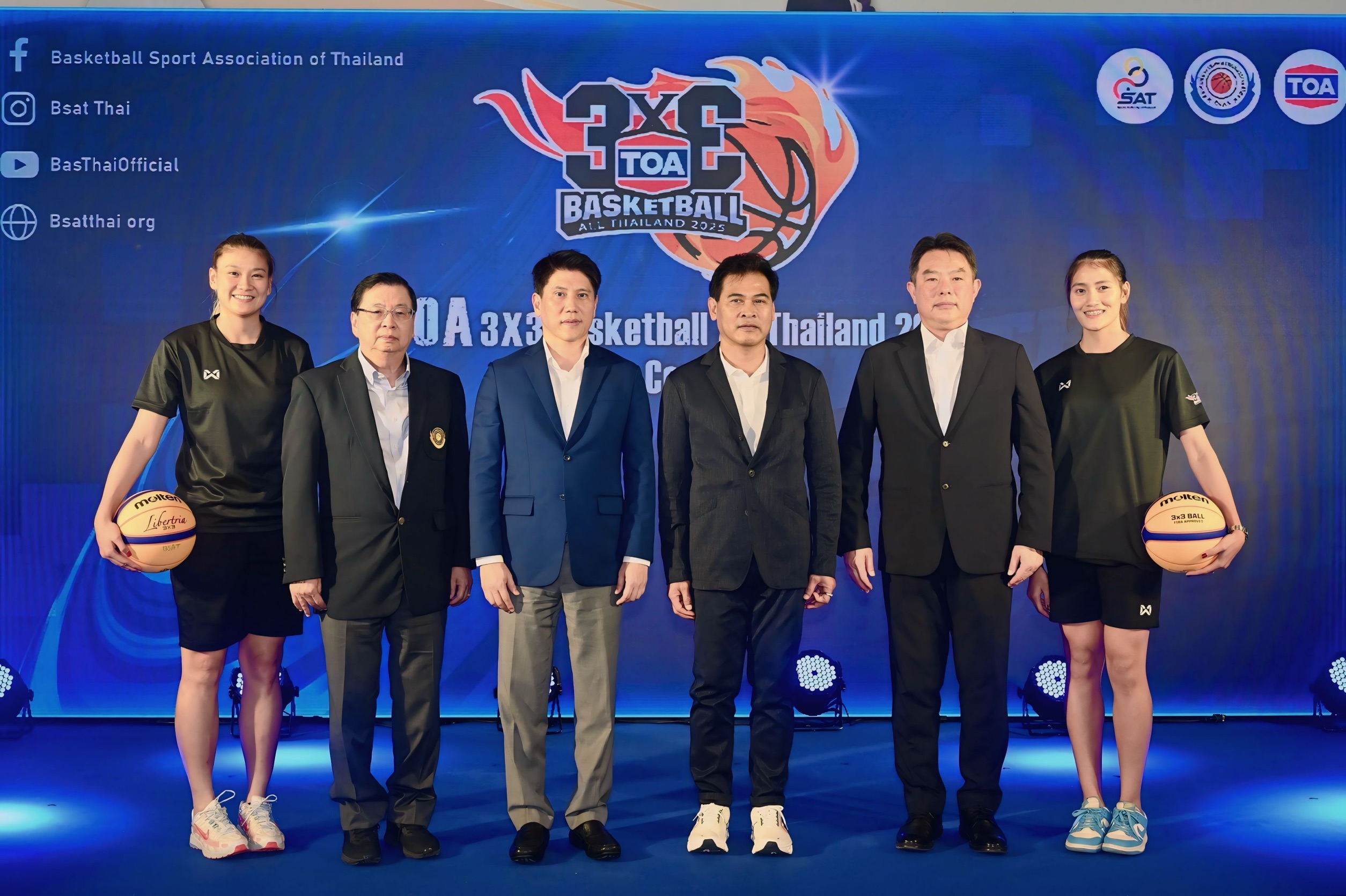 TOA จับมือสมาคมบาสฯ ระเบิดศึก ‘TOA 3x3 Basketball All Thailand 2025’ ต่อเนื่องปีที่ 3 เพิ่มรุ่นอายุ 23 ปี อัดฉีดเงินรางวัลกับ 10 สนามทั่วไทย