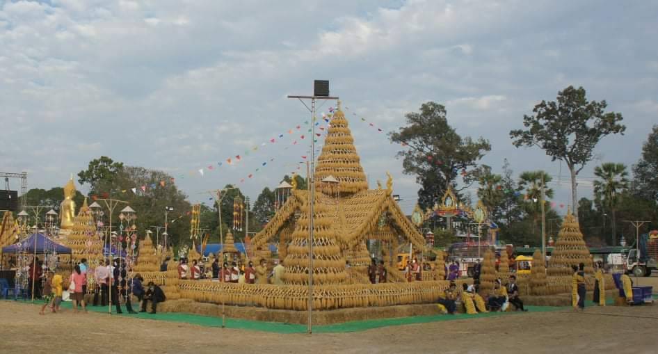 จัดใหญ่! อำเภอกุดชุม "สืบสานประเพณีบุญคูณลาน" ปี 2565