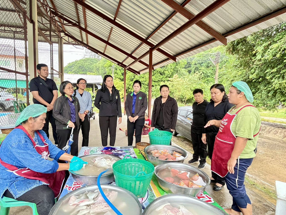 เยี่ยมเกษตรทรายมูล ติดตามแลกเปลี่ยนแนวทางพัฒนาเกษตรกร ตามระบบส่งเสริมการเกษตร T&V System 