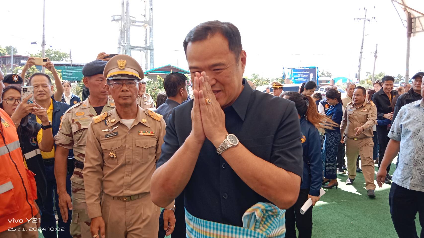 มท.1 ลงพื้นที่มอบแนวทางการขับเคลื่อนงาน เพื่อแก้ไขปัญหาการบริหารจัดการน้ำในพื้นที่ชัยภูมิ