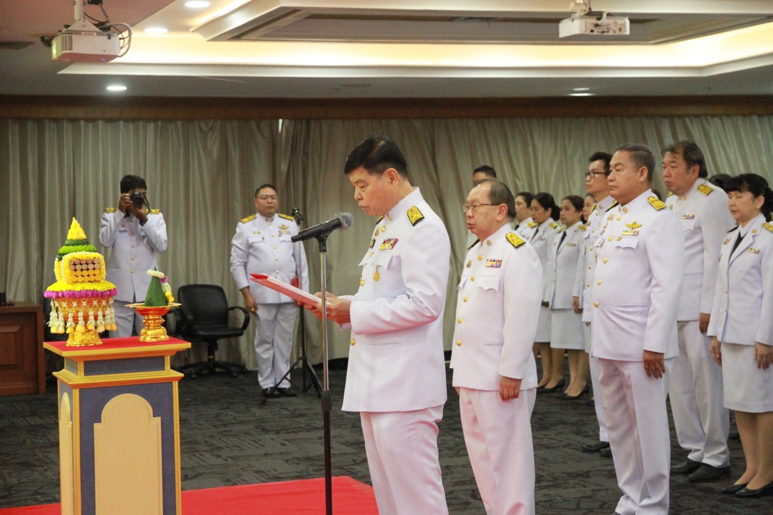 "ผู้ตรวจการแผ่นดิน" จัดพิธีถวายพระพรชัยมงคล -พิธีถวายสัตย์ปฏิญาณ เนื่องในโอกาสมหามงคลเฉลิมพระชนมพรรษา 