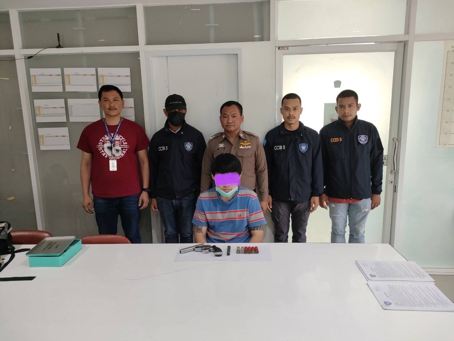 ตำรวจไซเบอร์ จับโพสต์โชว์ปืน ในกลุ่มซื้อขายอาวุธปืนเถื่อน