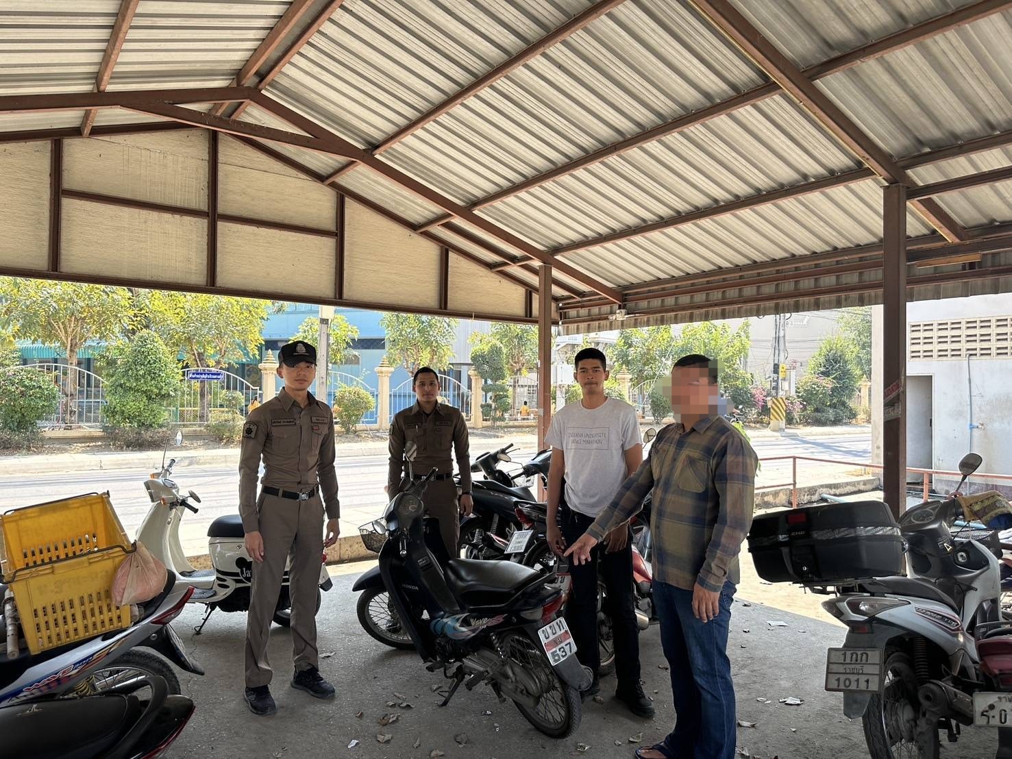 ราชบุรี ตำรวจราชบุรี ไล่กล้องวงจรปิด บี้ต่างด้าวขโมยรถได้พร้อมของกลาง อ้างอยากได้เอาไว้ใช้เอง