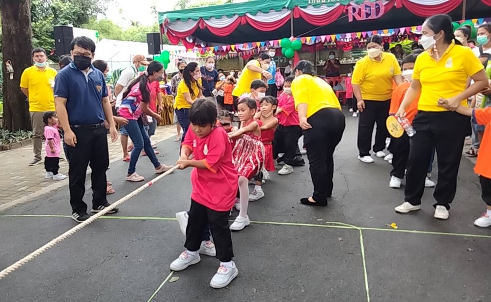 เทศบาลตำบลทับมา-รร.อนุบาลทับมา จัดแข่งขันกีฬาส่งเสริมพัฒนาการเด็กปฐมวัยรอบด้าน