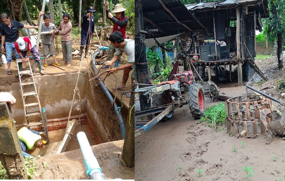น้ำท่วมต.พะวอ แม่สอดทำระบบผลิตประปาพัง ชาวบ้านขาดแคลนน้ำดื่มสะอาด