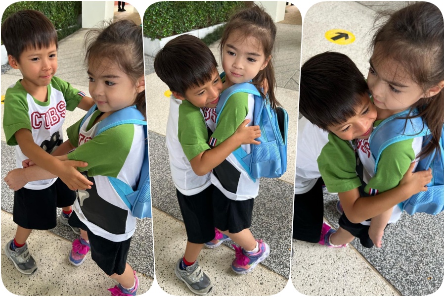 เปิดโมเมนต์น่ารัก "มีก้า" ลูก "ป๊อก-มาร์กี้" ดีใจกอด "เดมี่" ลูก "แมทธิว-ลิเดีย"
