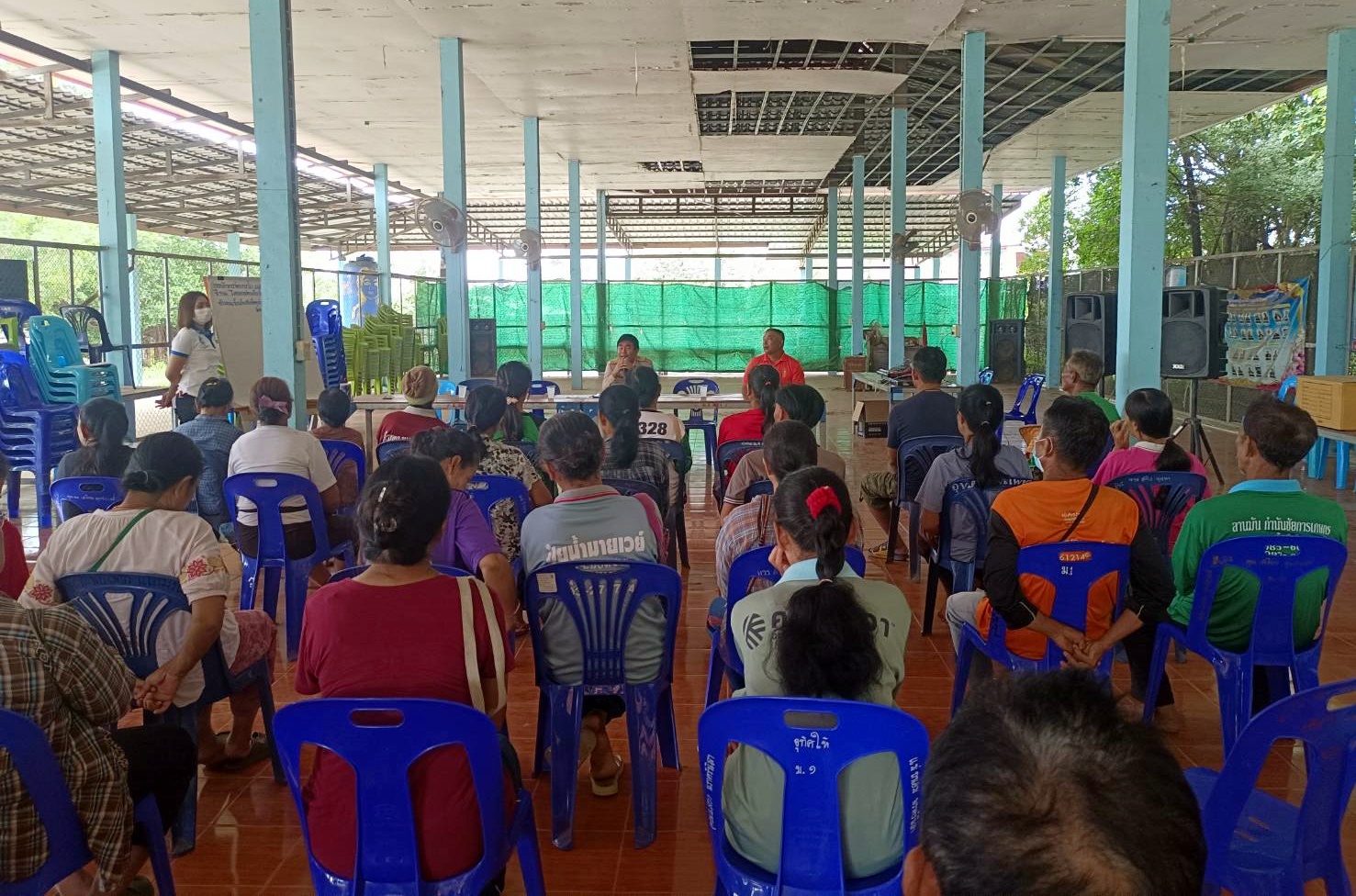 ชป.สุโขทัย ประชุมบริหารน้ำ วางแผนการปลูกพืชฤดูฝน ปี 2566 กลุ่มบริหารการใช้น้ำชลประทาน โครงการอ่างฯห้วยแม่กองค่าย 