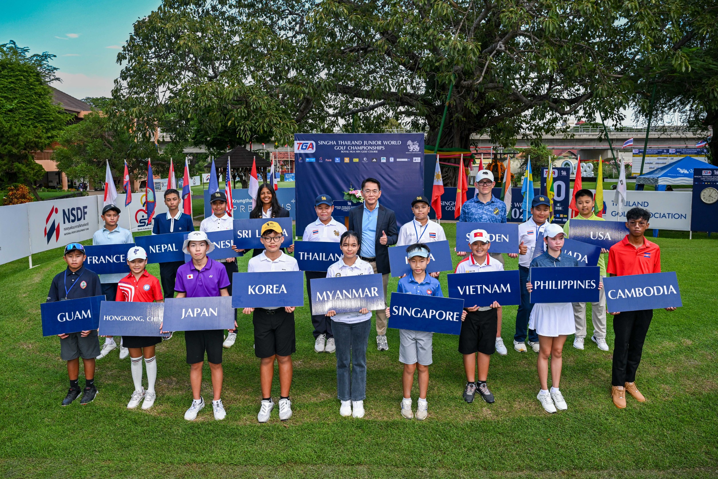 18 ชาติร่วมชิงชัย กอล์ฟ  “สิงห์ ไทยแลนด์ จูเนียร์ เวิลด์ กอล์ฟ แชมเปียนชิพ 2024” ครั้งที่ 15 ที่สนามกอล์ฟหลวงหัวหิน