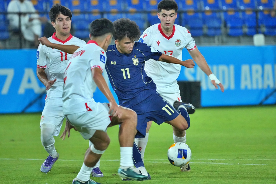 ทีมชาติไทย U17 พ่าย ทาจิกิสถาน U17 0-2 ประเดิมศึกชิงแชมป์เอเชีย 2026