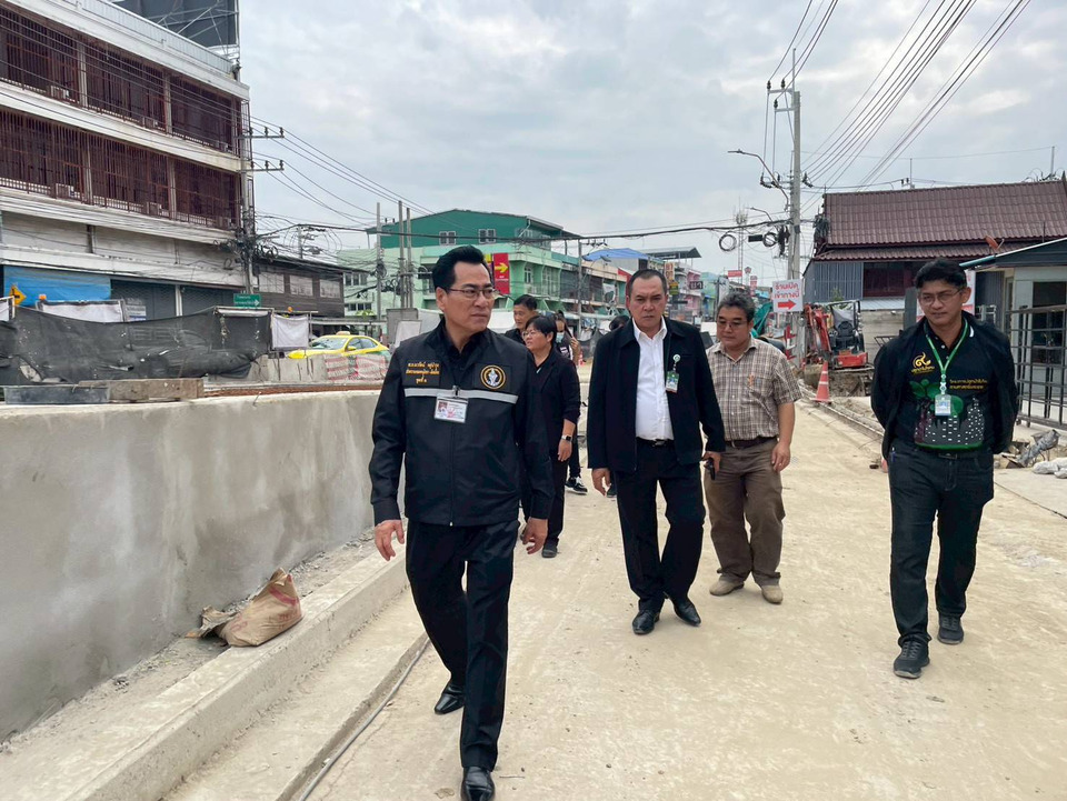 ลงพื้นที่ติดตามการปรับปรุงสะพานข้ามคลองภาษีเจริญ