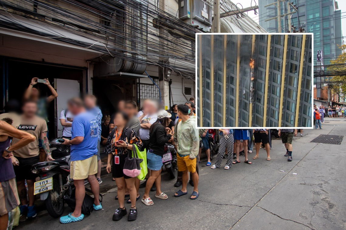 ระทึก! นักท่องเที่ยวหนีตาย "ไฟไหม้" คอนโดหรู 31 ชั้น กลางเมืองพัทยา