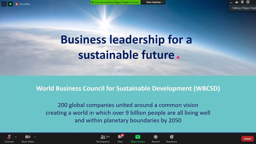 เครือซีพี ท้าทายท่ามกลางวิกฤตโควิด บนเวที WBCSD ชูจุดยืนองค์กร "จ้างงานต่อเนื่อง – มั่นคงทางอาหาร – สร้างสุขภาวะที่ดี"  