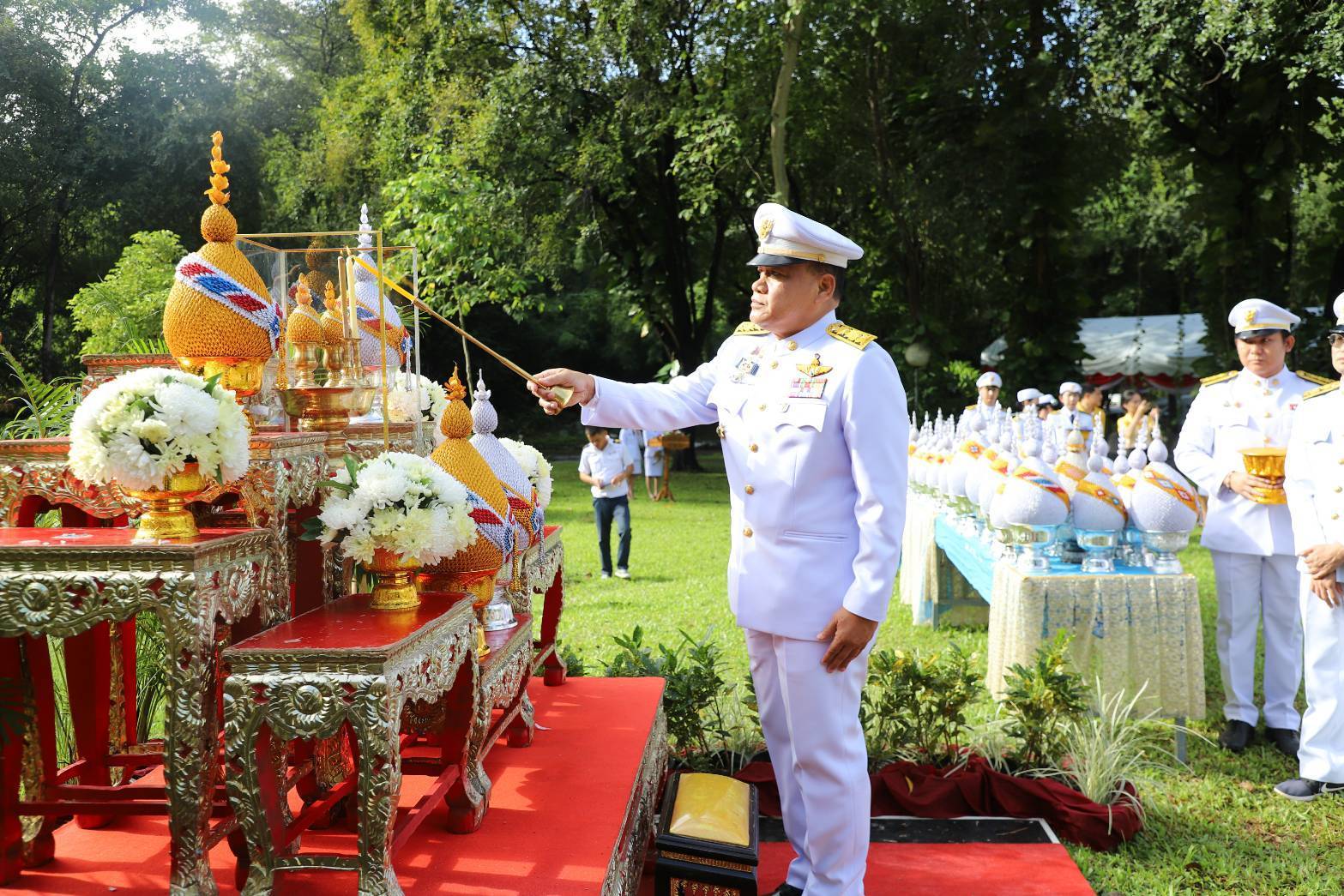 รองผู้ว่าฯกาญจนบุรีทำพิธีถวายสักการะ เนื่องในวันคล้ายวันพระราชสมภพของสมเด็จพระศรีนครินทราบรมราชชนนี