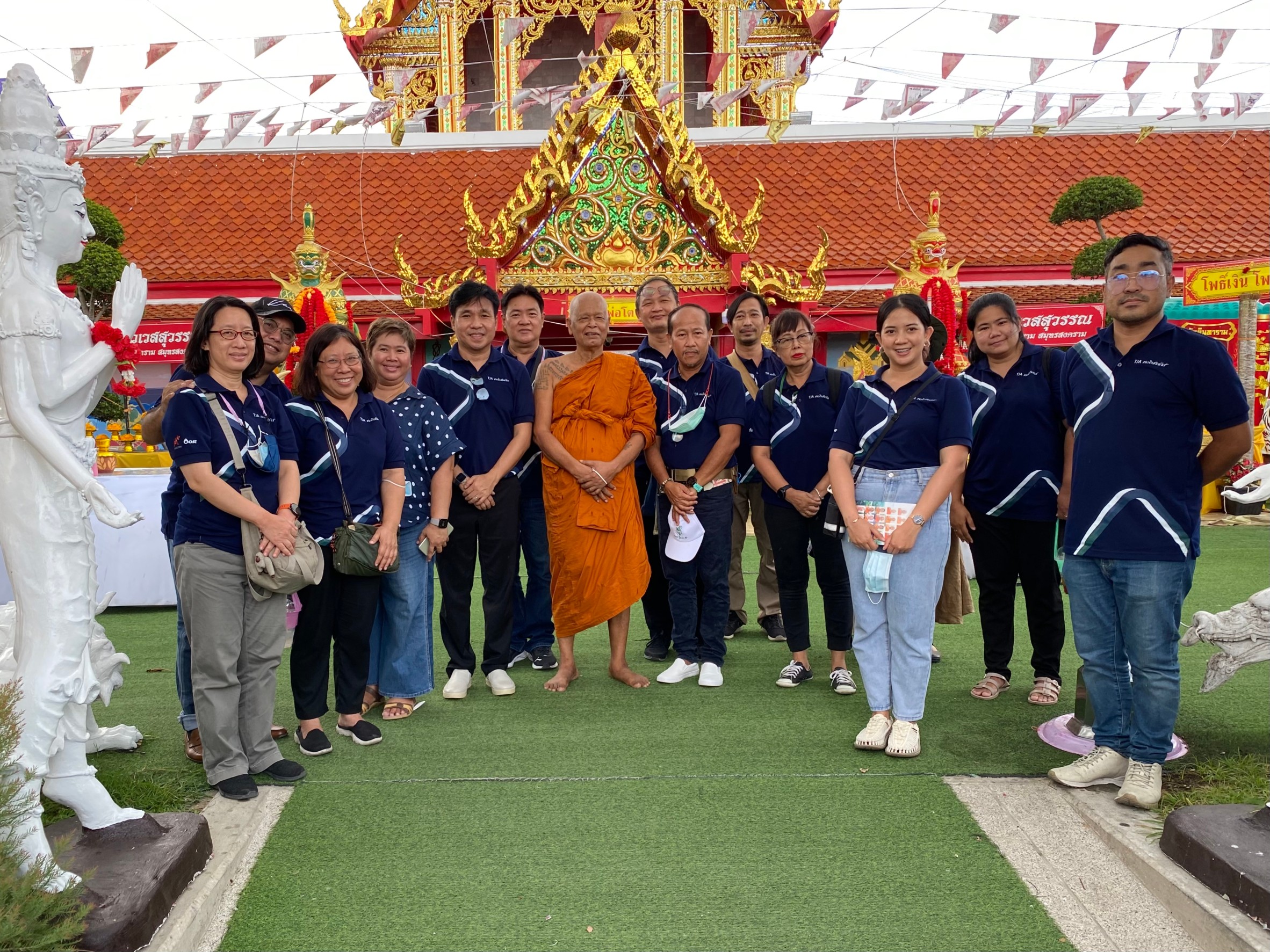 สมาคมนักข่าวนักหนังสือพิมพ์ฯ นำสื่อลงพื้นที่ศึกษาวิถีวัฒนธรรมเชิงประวัติศาสตร์ “ตามรอยความเชื่อศรัทธาท้าวเวสสุวรรณบนดินแดนเมืองยักษ์ฯ”