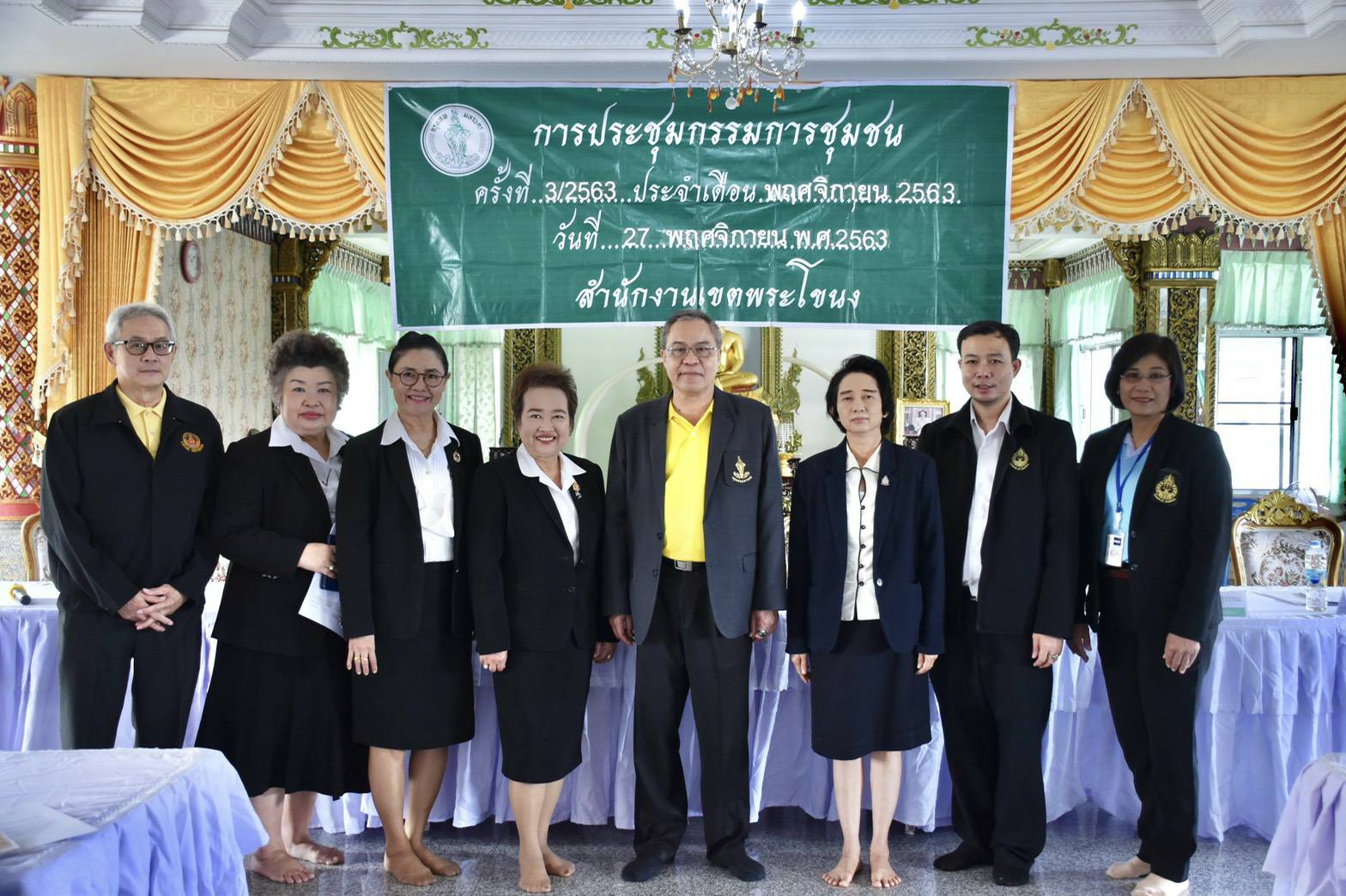 ศาลอาญาพระโขนงร่วมกับสำนักงานเขตพระโขนงออกหน่วยบริการให้ความรู้การไกล่เกลี่ยก่อนฟ้องให้กับปชช.ในพื้นที่
