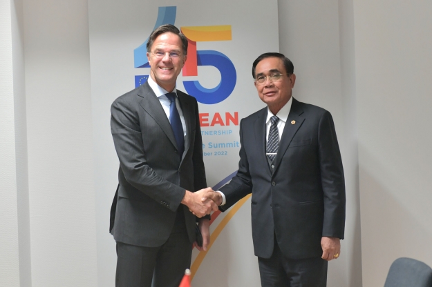 นายกฯ ไทย-เนเธอร์แลนด์ ย้ำความสัมพันธ์ หวังเพิ่มความร่วมมือ การค้าการลงทุน โลจิสติกส์ การเกษตรฯ  