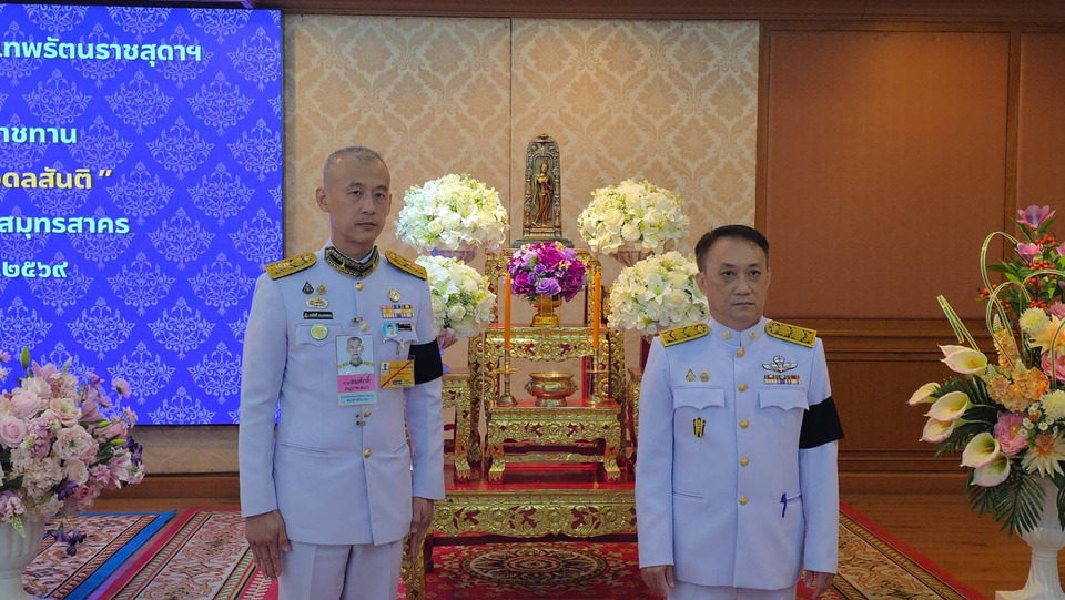 "กรมสมเด็จพระเทพฯ"​ พระราชทาน "พระพุทธสิรินธรเทพรัตน์มงคลภูวดลสันติ" แก่โรงพยาบาลสมุทรสาคร  