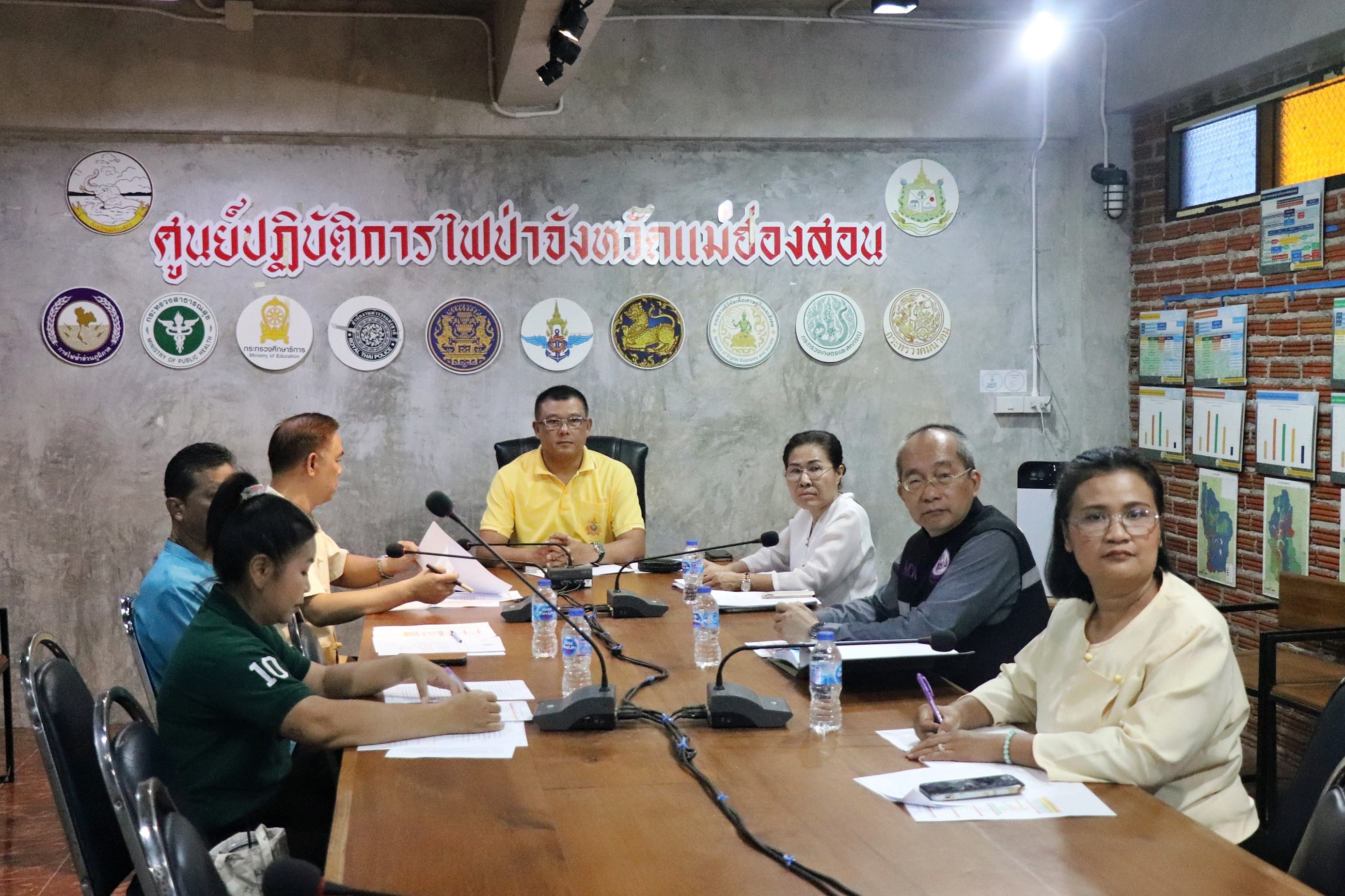'แม่ฮ่องสอน'ร่วมรับฟังการมอบนโยบายการดำเนินงานการตรวจสอบโรงงานอุตสาหกรรมที่มีความเสี่ยง 