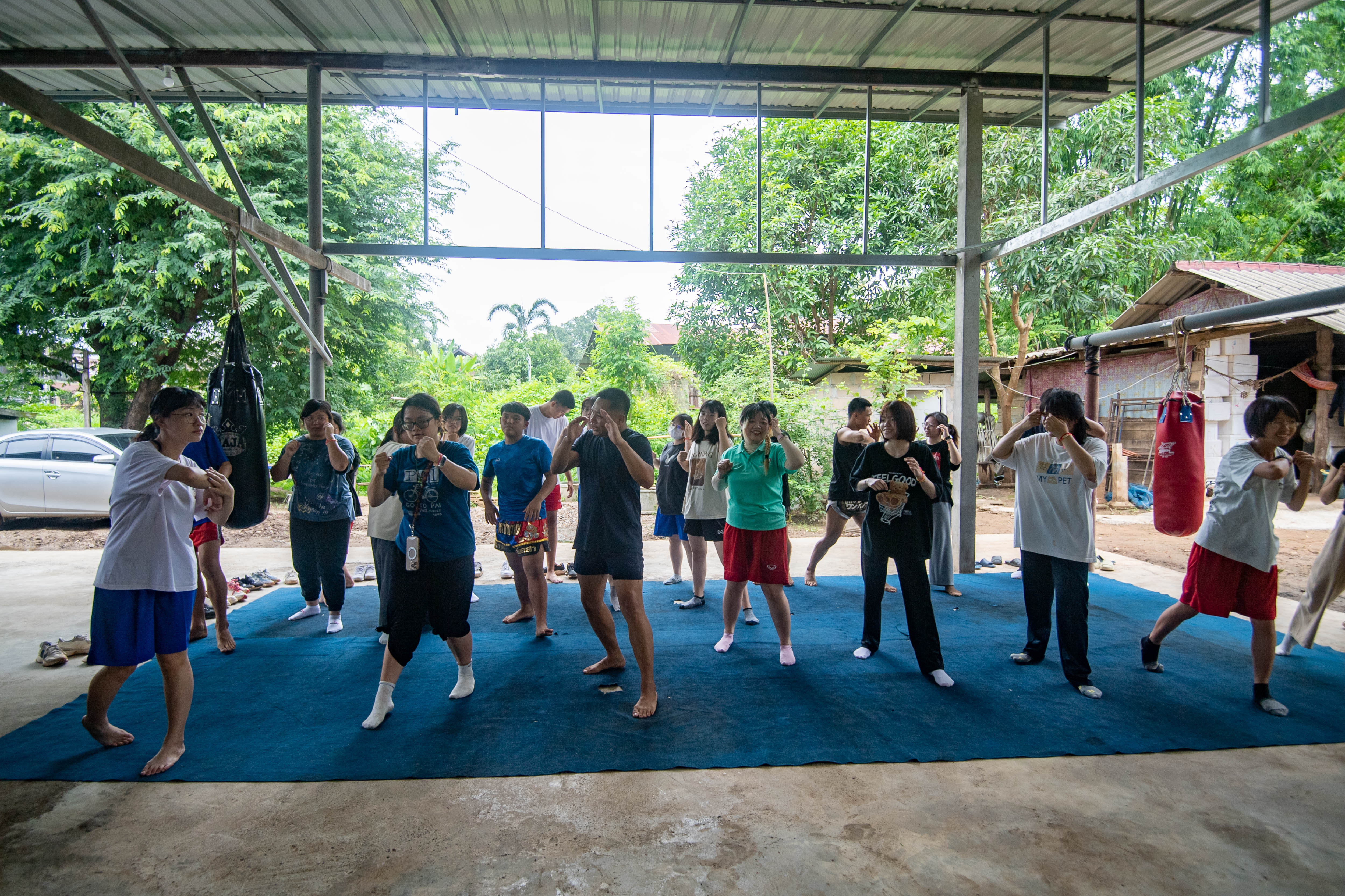 มหาวิทยาลัยราชภัฏเชียงใหม่ วิทยาเขตแม่ฮ่องสอน เปิดพื้นที่การเรียนรู้ “ศูนย์การเรียนรู้ศิลปะการต่อสู้และป้องกันตัว (มวยไทย)”