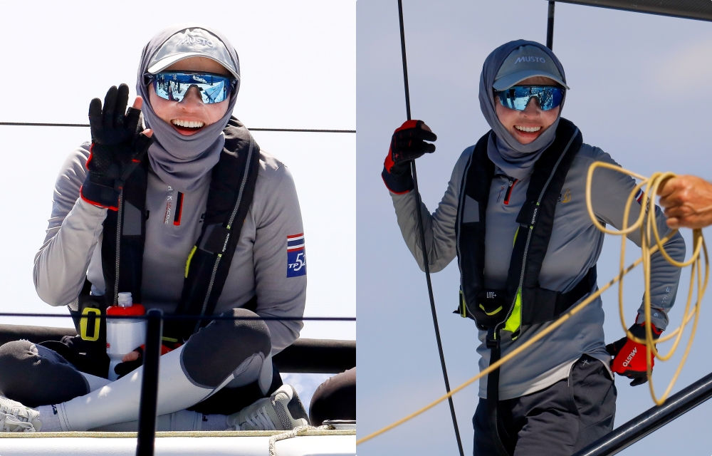 ประมวลภาพ "พระราชินี" ทรงแข่งขันเรือใบ 52 Super Series Sailing Week  เป็นวันแรก 