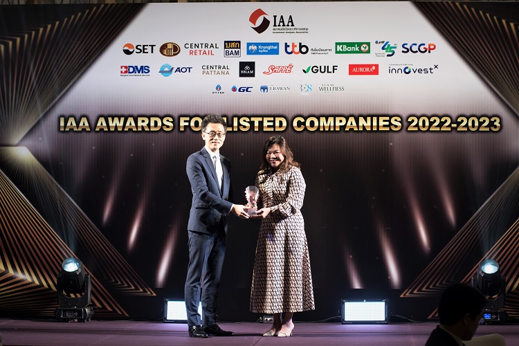 GC รับรางวัล CEO CFO และ IR ยอดเยี่ยม จากเวที IAA Awards for Listed Companies 2022-2023