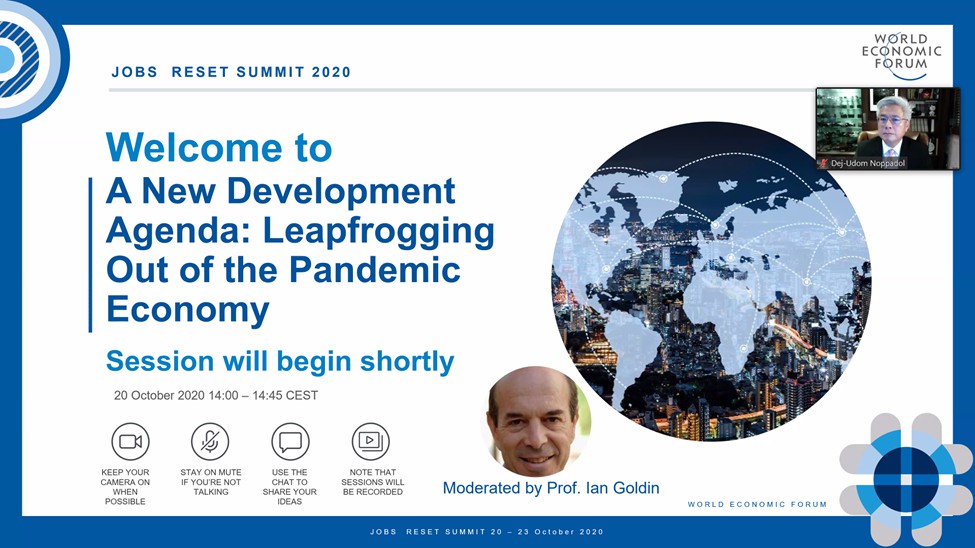 ผู้บริหารเครือเจริญโภคภัณฑ์ ร่วมเวที World Economic Forum แสดงวิสัยทัศน์พัฒนา ศก.หลังวิกฤตโควิด