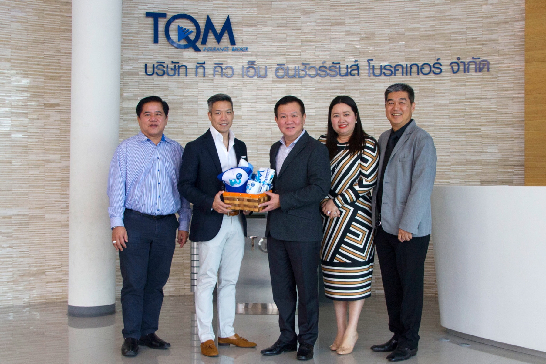 บริษัทไลน์เยี่ยมชมกิจการ "ทีคิวเอ็มอินชัวรันส์โบรกเกอร์"