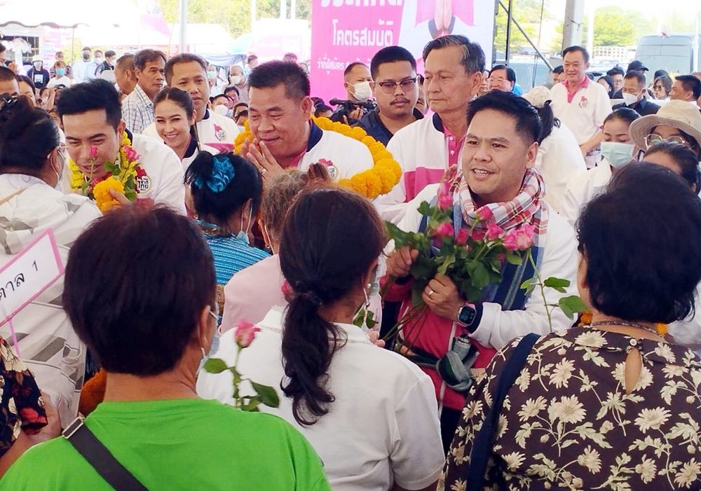  "วราวุธ" อ้อนชาวยโสธร เลือก "ผู้สมัคร-พรรคชาติไทยพัฒนา" ในการเลือกตั้ง 14 พ.ค.นี้