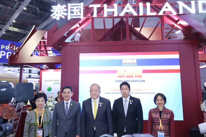  “พิชัย” เปิด Thailand Pavilion ยกทัพเอกชนโชว์เสน่ห์ซอฟต์พาวเวอร์ไทย ในงาน CIIE ที่จีน 