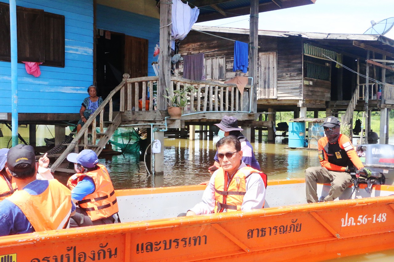 พิจิตรระดับน้ำสูงขึ้นแม่น้ำยมล้นตลิ่ง​ เข้าท่วมบ้านเรือนราษฎรในพื้นที่ลุ่มต่ำริมตลิ่ง