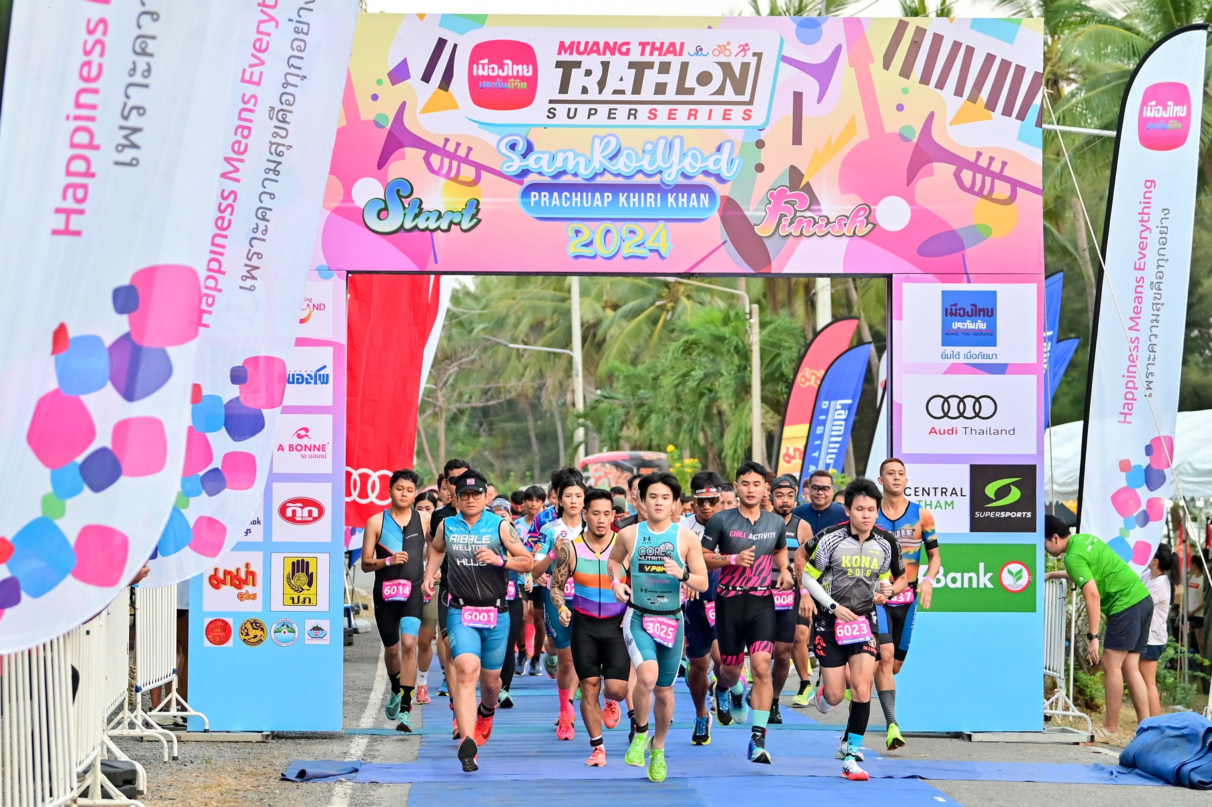 เมืองไทยประกันชีวิต เดินหน้ากิจกรรมส่งเสริมสุขภาพและคุณภาพชีวิตที่ดีอย่างยั่งยืน  จัด “เมืองไทยไตรกีฬา” ปีที่ 2 ประเดิมสนามแรก @สามร้อยยอด ประจวบคีรีขันธ์