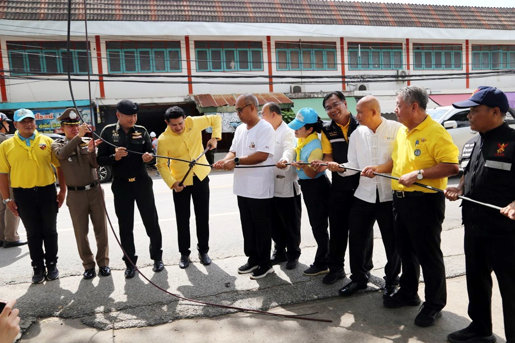 เทศบาลเมืองน่าน MOU ลุยจัดระเบียบสายสื่อสารในเขตเมืองเก่า