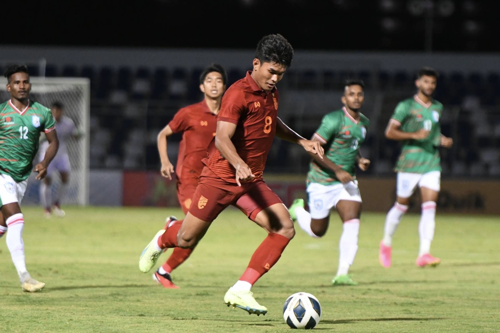 "ฟุตบอลทีมชาติไทยU23" อัด "บังกลาเทศ" 3-0 เก็บหกแต้มเต็ม คัดเอเชีย