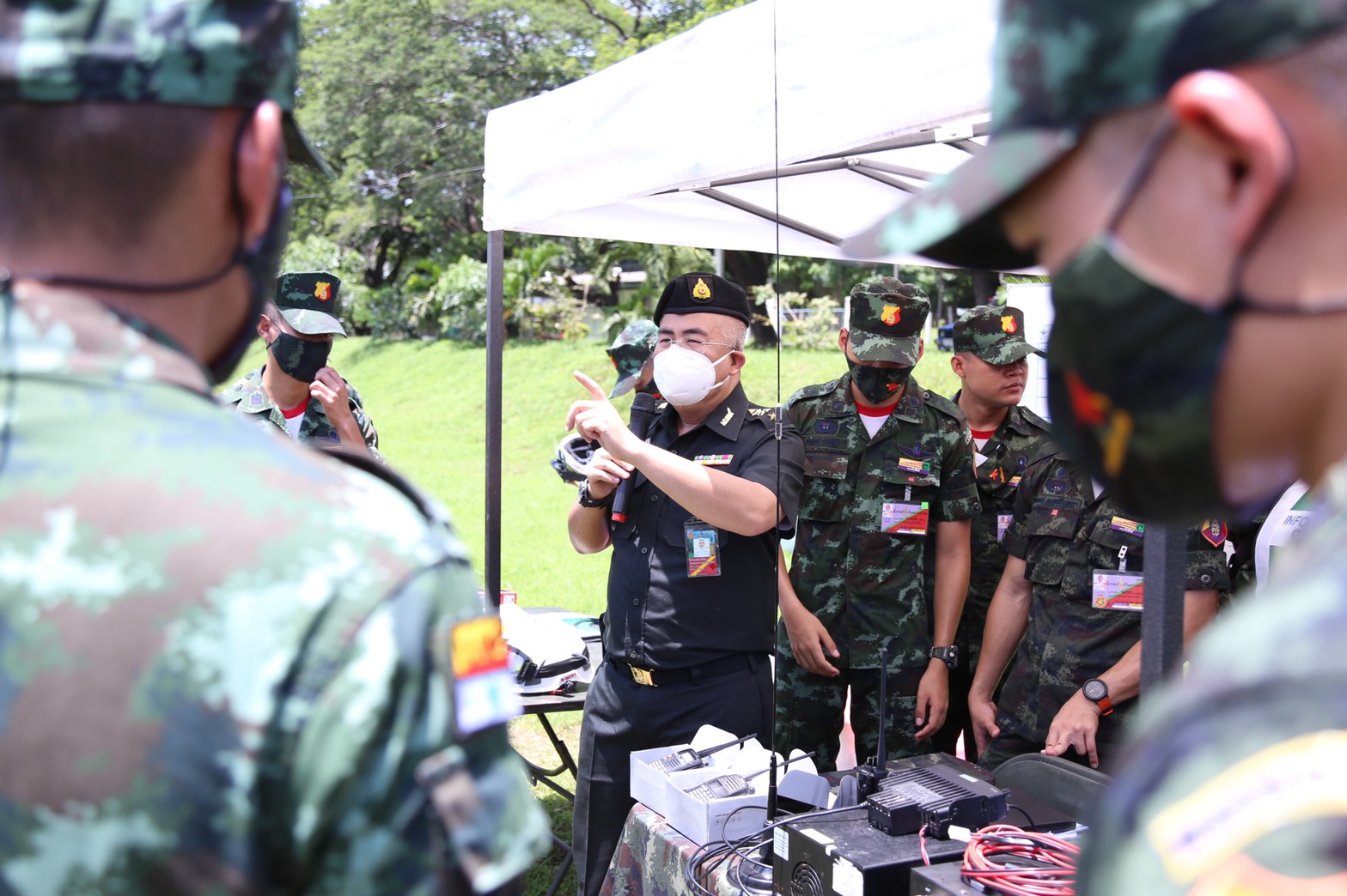 รพ.ค่ายพิชัยดาบหัก มทบ.35 สาธิตชุดแพทย์เผชิญเหตุฉุกเฉิน-ตั้งโรงพยาบาลสนาม
