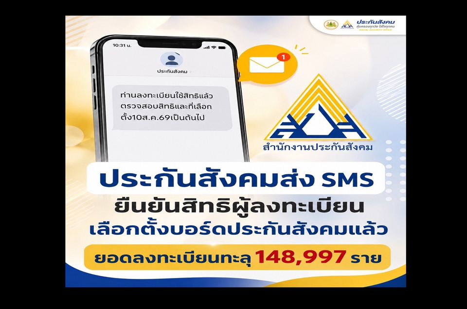 เลือกตั้ง "บอร์ด สปส." คึกคัก! "ผู้ประกันตน" แห่ใช้สิทธิทะลุ 1.4 แสนราย